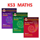 KS3 Maths Student Books with Answers Year 7, 8 , 9 Key Stage 3 Cgp 2021