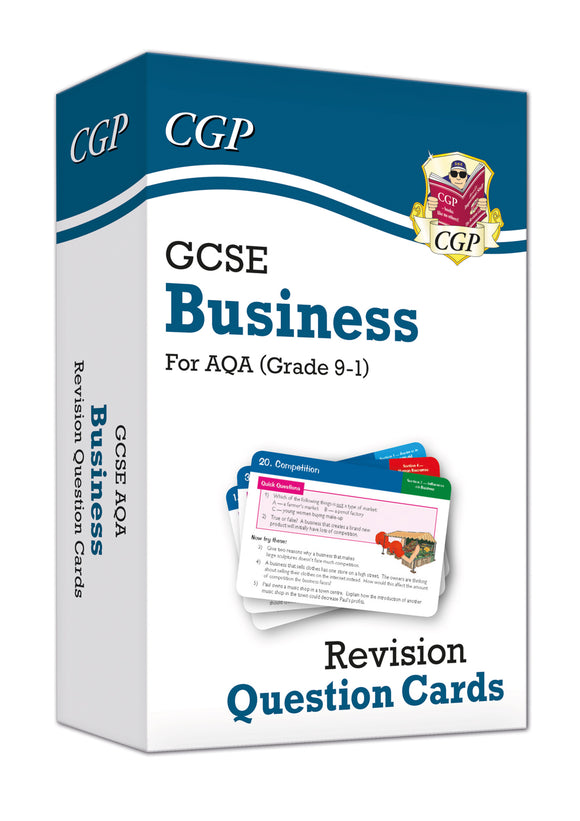 GCSE AQA Grade 9-1 Business Revision Question Cards CGP