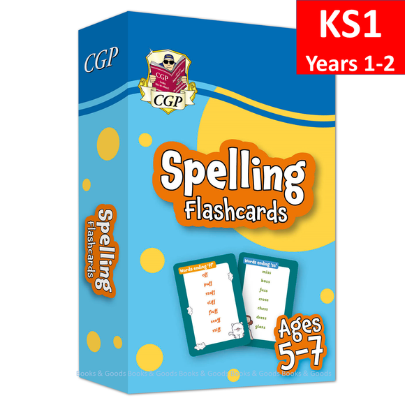 KS1 Ages 5-7 Spelling Flashcards Perfect for back to school Catch Up CGP