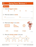 KS1 Year 1 Maths 10 Minute Weekly Workouts included Answer CGP