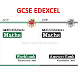 New GCSE Maths Edexcel Workbook Foundation and Answer KS4 CGP 2022