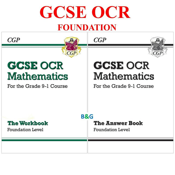 GCSE Maths OCR Workbook Foundation Grade 9-1 Course and Answer CGP