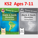 KS2 Geography North and South America Study and Activity Book Ages 7-11 CGP