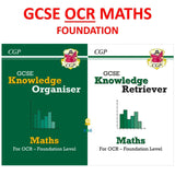 New GCSE Maths OCR Knowledge Organiser and Retriever - Foundation CGP