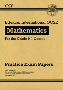 Edexcel International GCSE Maths Practice Papers Higher Level CGP