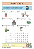 KS1 Year 1 English Daily Practice Book Spring Term with Answer CGP