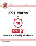 KS1 Year 2 Maths and English 10-Minute Weekly Workouts with Answer CGP