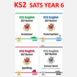 KS2 Year 6 SAT Buster English Grammar Punctuation Spelling with Answer CGP