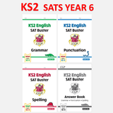 KS2 Year 6 SAT Buster English Grammar Punctuation Spelling with Answer CGP