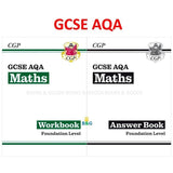 New GCSE Maths AQA Workbook and Answer Foundation Level KS4 CGP