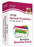 GCSE AQA Spanish Vocabulary Revision Question Cards CGP