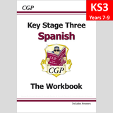 KS3 Years 7-9 Spanish Workbook with Answer CGP