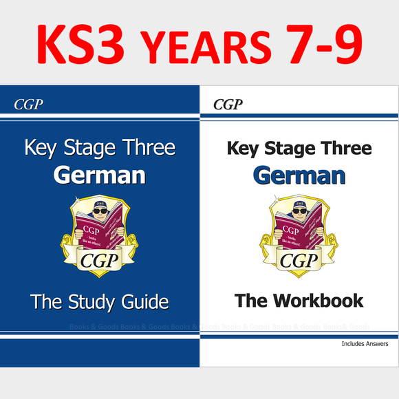 KS3 Years 7-9 German Study Guide and Workbook with Answer CGP