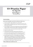 11 Plus Year 4 CEM Practice Papers with Parents Guide and Answer CGP