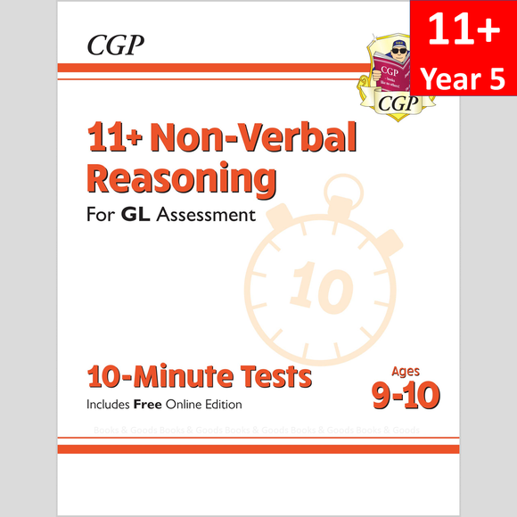 11 Plus Year 5 GL 10 Minute Tests Non Verbal Reasoning with Answer CGP