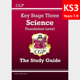 KS3 Years 7-9 Science Study Guide with Answer Foundation Level  CGP