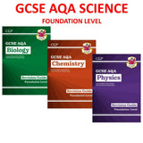 GCSE Grade 9-1 AQA Biology Physics and Chemistry Revision Guide Foundation CGP