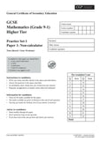 GCSE Maths Edexcel Practice Papers Higher - Grade 9-1 Course with Answer CGP