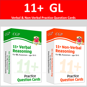 11 PLUS Year 6 GL Verbal and Non Verbal Practice Question Cards Bundle  CGP