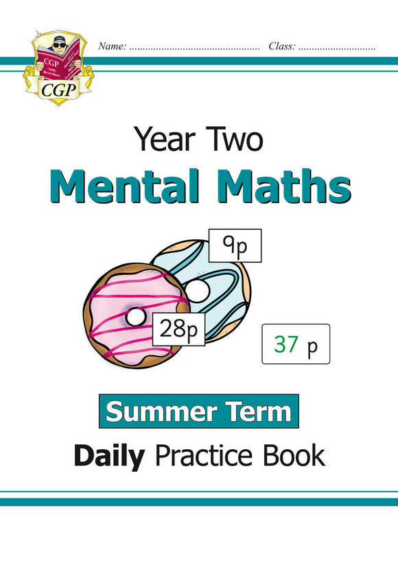 KS1 Year 2 Mental Maths Daily Practice Book Summer Term with Answer CGP