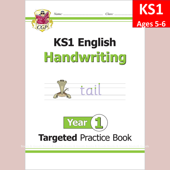 KS1 Year 1 English Targeted Practice Book Handwriting Ages 5-6 CGP