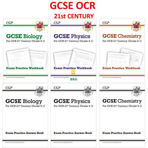 GCSE Biology Physics Chemistry OCR 21st Century Exam Practice Workbook & Answers