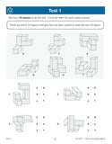 11 Plus Year 6 CEM 10-Minute Test  3D and Spatial Book 2 with Answer CGP