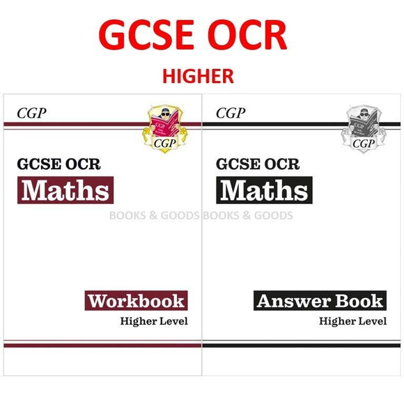 New GCSE Maths OCR Workbook - Higher and Answer KS4 CGP 2022