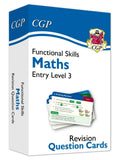 Functional Skills Maths Revision Question Cards - Entry Level 3 CGP