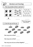 Reception Maths Worksheets, phonics activities, and handwriting sheets Ages 4-5