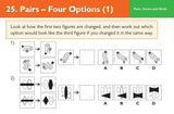 11+ Plus Year 5 CEM Revision Question Cards Maths Verbal and Non Verbal CGP