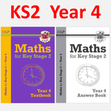 KS2 Year 4 Maths Textbook and Answer CGP