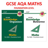 GCSE Maths AQA Knowledge Organiser and Retriever with Answer - Foundation CGP