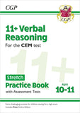 11+Plus Year 6 CEM Verbal Reason Practice Book & Assessment Tests Stretch 2022