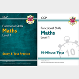 Functional Skills Maths Level 1 Study and Test with Answer CGP