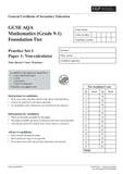 GCSE Maths AQA Practice Papers Foundation Grade 9-1 Course CGP