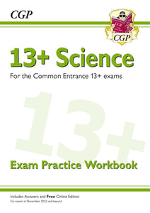 New 13+ Plus Science Workbook For Common Entrance Exam From Nov 2022 CGP