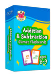 New KS2 Year 4 Maths Addition and Subtraction Games Flashcards For Ages 8-9 CGP