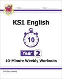 KS1 Year 2 Maths and English 10-Minute Weekly Workouts with Answer CGP