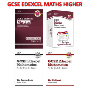 Grade 9-1 GCSE Edexcel Revision Guide-Revision Question Cards-Workbook HIGHER