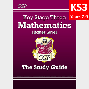 KS3 Years 7-9 Maths Study Guide included Answer Higher Level CGP