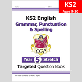 KS2 Year 5 English Targeted Question Book Stretch included Answer CGP