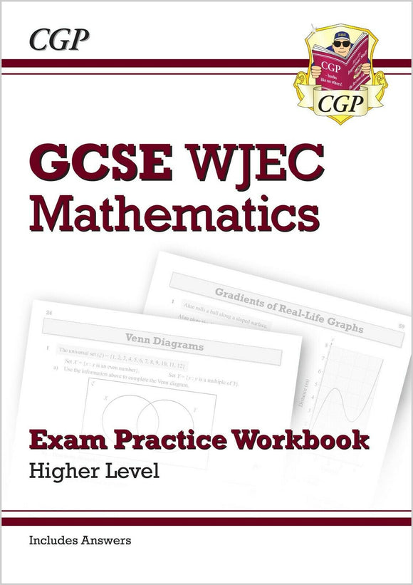 WJEC GCSE Maths Exam Practice Workbook Higher with Answer CGP