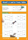 New KS1  Ages 5-7 Maths Time Tables 10 Minutes a Day Workbook with Answer 2023