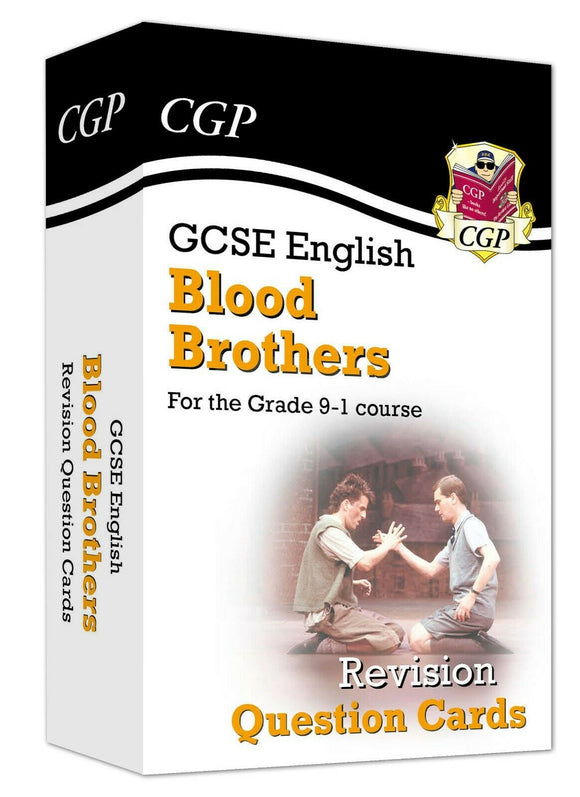 GCSE Grade 9-1 English - Blood Brothers Revision Question Cards CGP