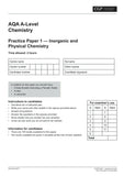 New A-Level Chemistry AQA Practice Papers CGP