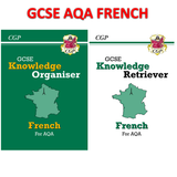 GCSE AQA French Knowledge Organiser and Knowledge Retriever CGP