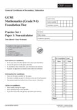 GCSE Maths Practice Papers Foundation for the Grade 9-1 Course KS4 CGP