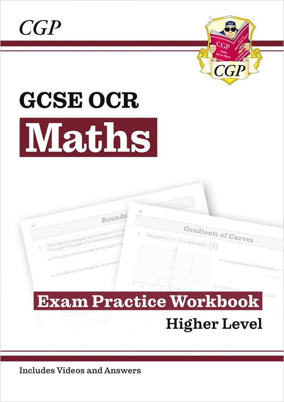 New GCSE Maths OCR Exam Practice Workbook Higher with Answer KS4 CGP 2022