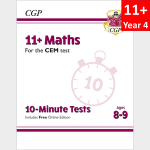 11 Plus Year 4 CEM 10 Minute Tests Maths with Answer CGP